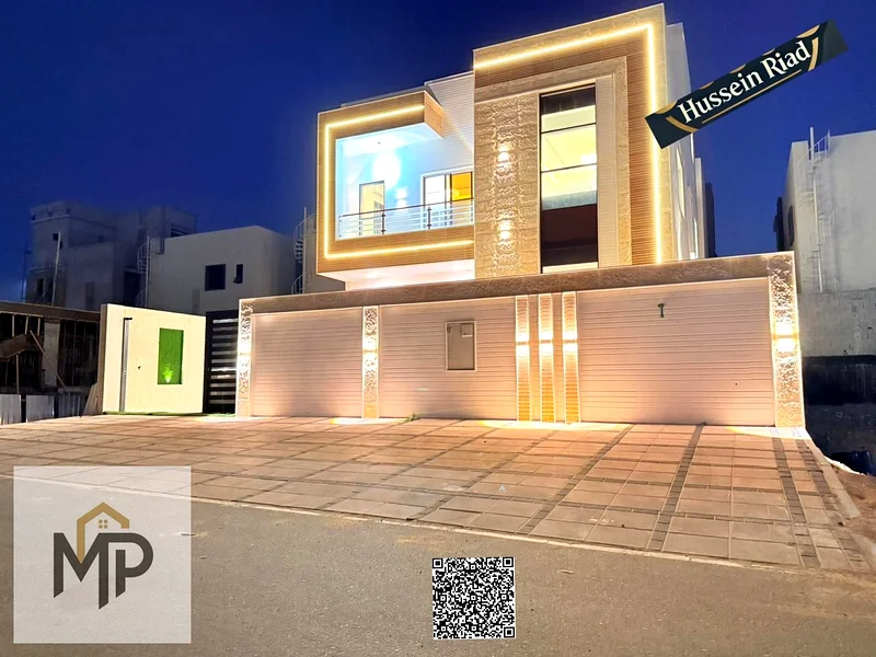 فيلا بسعر يشمل رسوم التسجيل ورسوم الملكية في الشارع الرئيسي، جاهزة للسكن في أكثر مناطق عجمان تميزاً، ملكية حرة63894219458051111