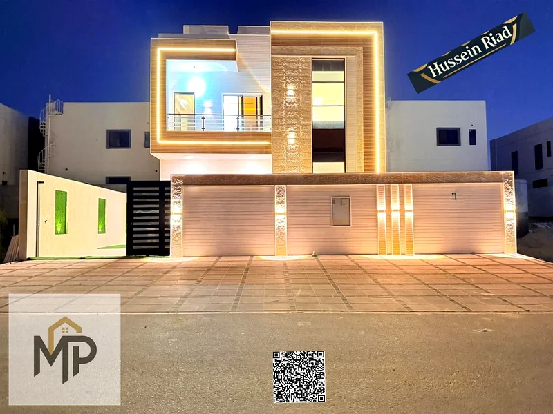فيلا بسعر يشمل رسوم التسجيل ورسوم الملكية في الشارع الرئيسي، جاهزة للسكن في أكثر مناطق عجمان تميزاً، ملكية حرة63894219458051113