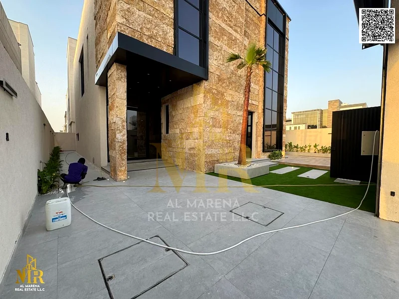 It consists of: A large master living room + a master reception hall 5 master bedrooms with built-in wardrobes A main kitchen & a prep kitchen A maste63872558063745112