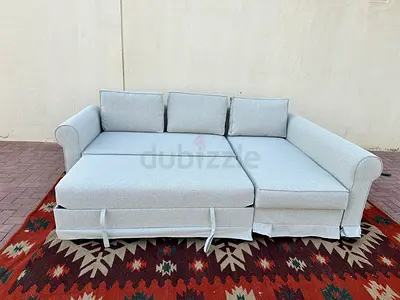 Ikea l shape sofa bed with storage