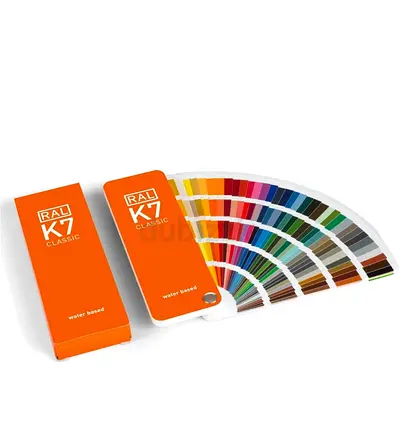 German Made RAL Colour K7 shade Card Fan Deck Swatch Jotun Hempel PPG Akzo Paint