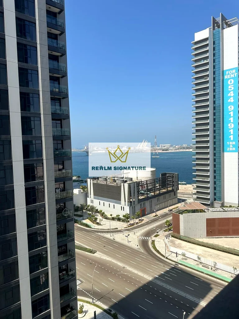 شقة مفروشة من غرفة نوم واحدة في ذا بريدجز | شرفة | إطلالة جزئية على البحر | موقع متميز63844789321347114