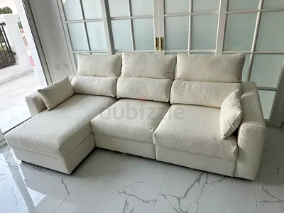 IKEA ESKILSTUNA L-SHAPE SOFA-BED WITH STORAGE
