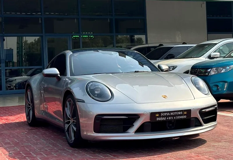 PORSCHE CARRERA 911 2021 MODEL SILVER - GCC SPECIFICATION - 3-YEAR DEALER WARRANTY63406916687234112