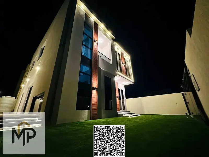 فيلا بسعر يشمل رسوم التسجيل ورسوم الملكية في الشارع الرئيسي، جاهزة للسكن في أكثر مناطق عجمان تميزاً، ملكية حرة63894218732545111
