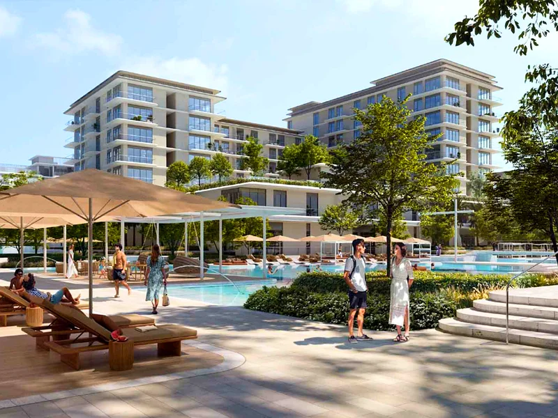 Water Front Apartment | Designer interiors | 1BR63937636847746111