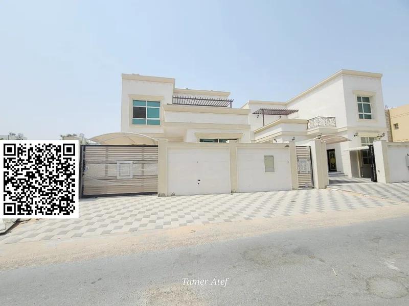 Villa for sale at ajman, al helio 1 area, 4 master rooms, majlis, hall, freehold for all nationalities, without down payment.63914106077443110