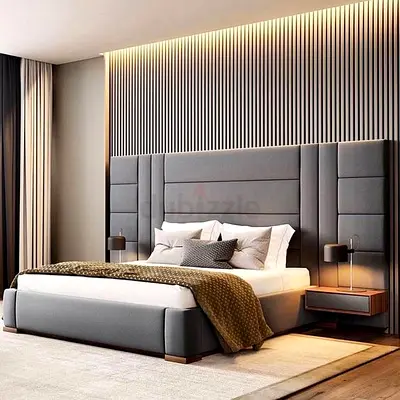 Luxurious Modern King Size Bed Set for Sale