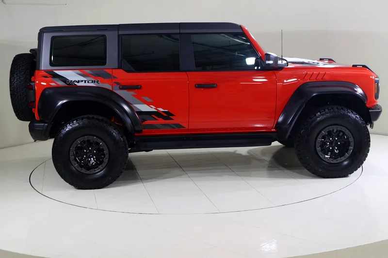 CODE ORANGE BRONCO RAPTOR @ AL TAYER MOTORS PRE OWNED SHOWROOM COMPLEX AL QUOZE.63488775896578112