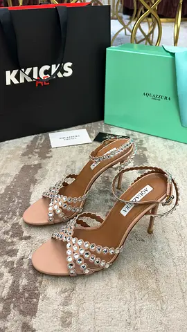 Aquazzura Tequila Heeled Sandals ‘Pink’