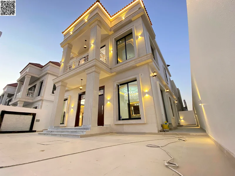 Luxury villa for sale in Al Helio 2 - Ajman, in a prime location close to all services and schools. The price includes registration and ownership fees63895689330179112