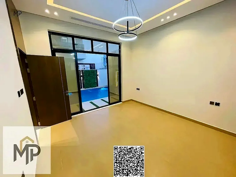 For sale - a luxurious villa with high-end finishes and a private pool in Al Bahia, Ajman. Location: Al Bahia area - one of the most upscale areas.63880722284801114