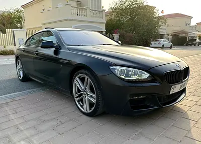BMW 650i M Sport, 2015, GCC, Full Options, 8 cylinders, Service Contract, Low Mileage, Very Clean