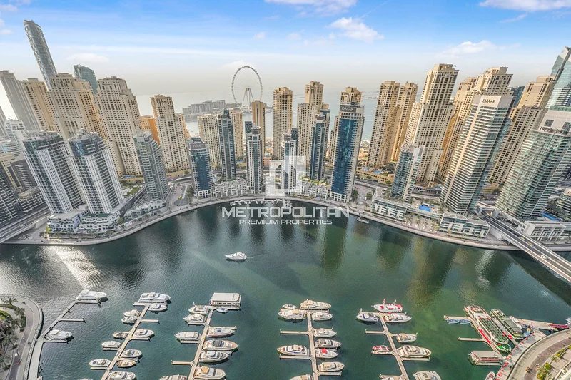 طابق عالي | بائع متحمس | إطلالة كاملة على المارينا64040694494338110