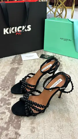 Aquazzura Tequila Sandals ‘Black’