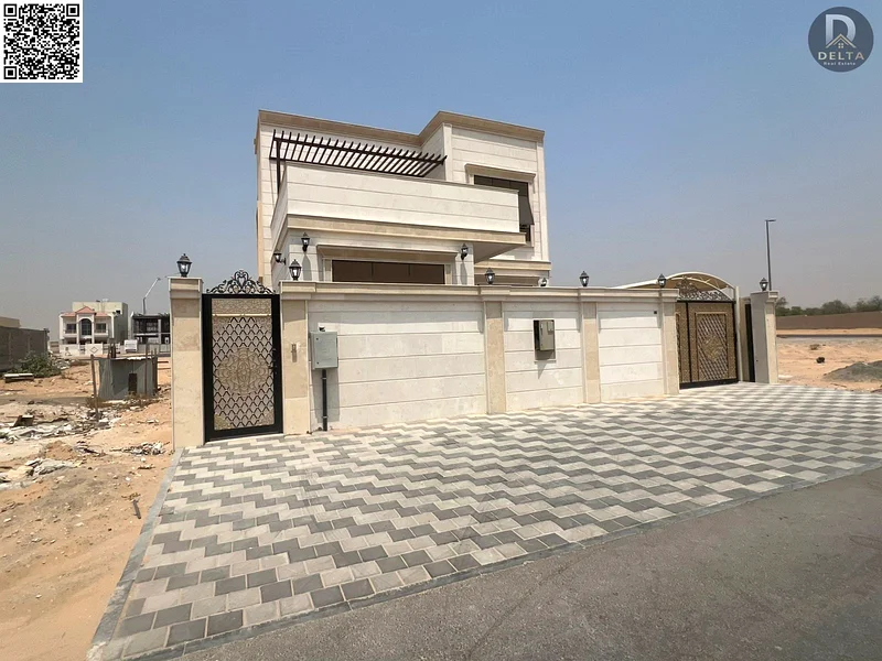 A golden opportunity to own a luxurious villa in Ajman, 4 master bedrooms, including electricity, water, and air conditioning. Freehold for all nation63891458403457110