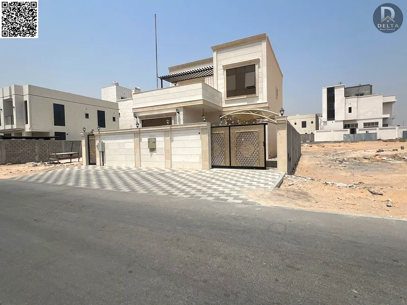 A golden opportunity to own a luxurious villa in Ajman, 4 master bedrooms, including electricity, water, and air conditioning. Freehold for all nation63891458403457111