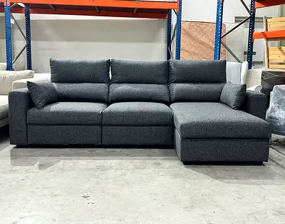 Ikea Eskilstuna L-shape sofa bed with storage