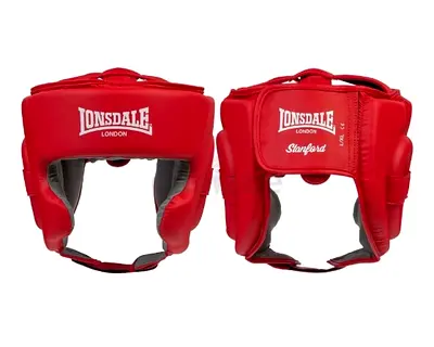 LONSDALE STANFORD ARTIFICIAL LEATHER HEAD PROTECTION 160015/2500 RED/WHITE