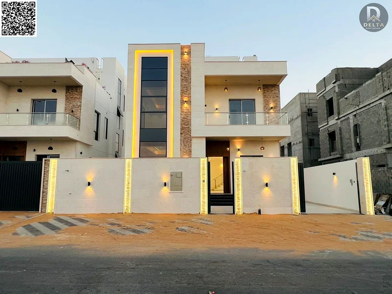 🔑 Luxurious villa for sale in Ajman – modern design and strategic location! 🏡✨  Your golden opportunity to own a luxurious two-story villa with a ro63880722367105111