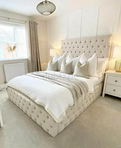 Luxurious King-Size Bed with Elegant Design
