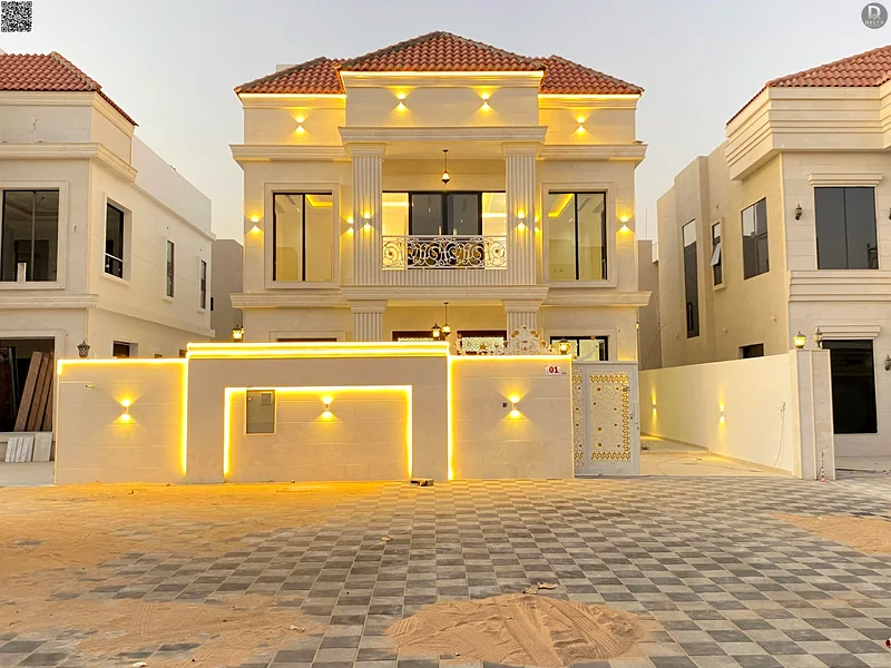 Without a down payment, own one of the most luxurious villas in Ajman, with a palace design, super deluxe finishes, and personal construction, includi63895561869569110