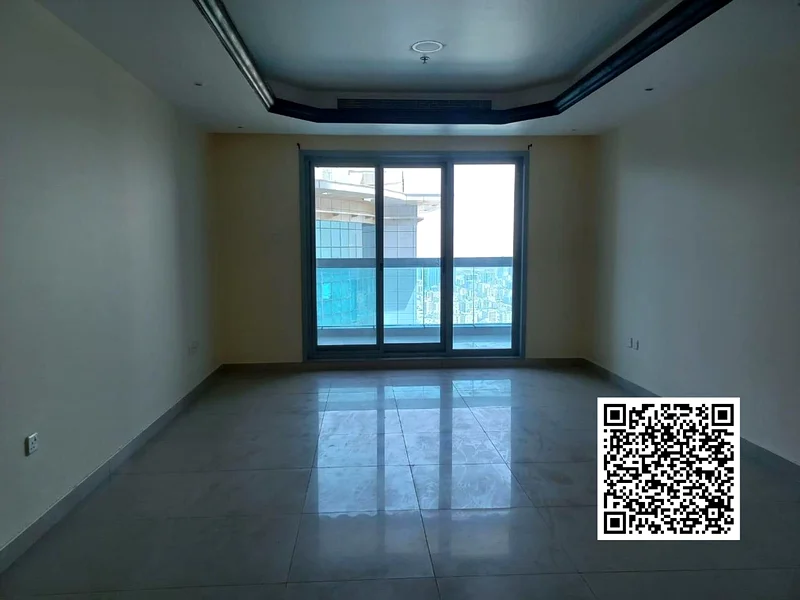شقة بغرفة نوم واحدة وإطلالة على البحر في برج كورنيش عجمان - واسعة ومشرقة63810438915458114