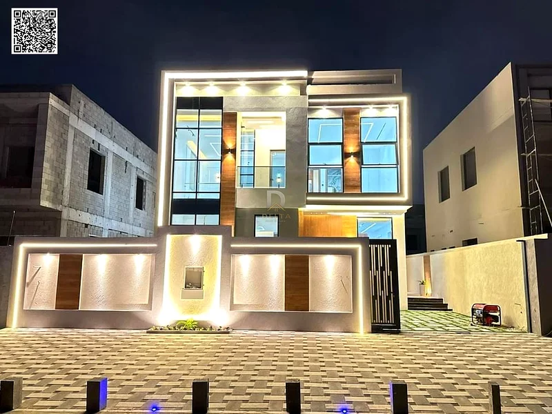 Villa for sale in Al Helio 1, distinctive design and strategic location, price includes registration fees, close to all services63891458393987110