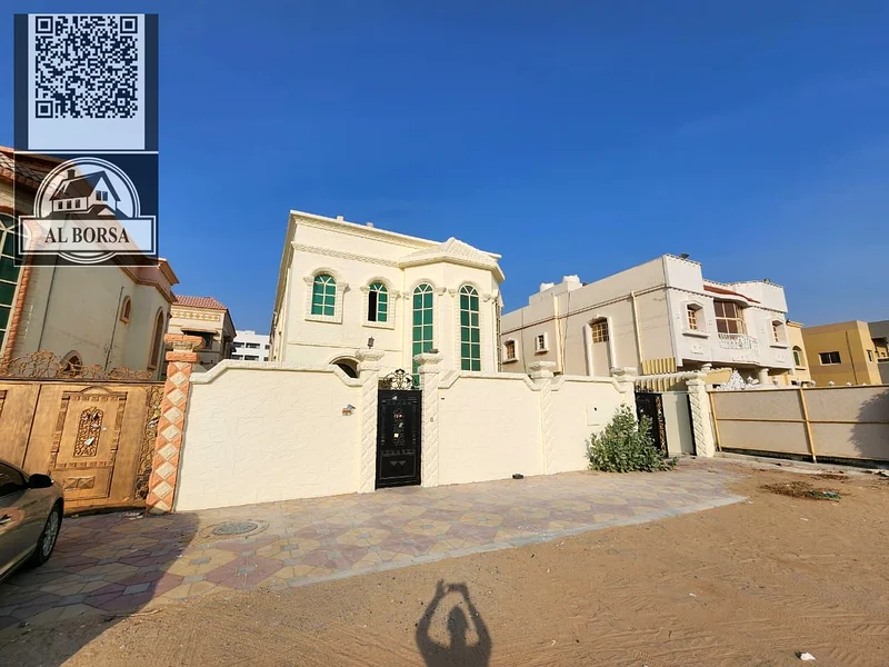 ✨🏡 للإيجار، فيلا في عجمان، منطقة المويهات 2، خمس غرف نوم ✨🏡، مجلس، صالة، غرفة خادمة، مطبخ رئيسي، ومطبخ تحضيري. الـ63715483839362111