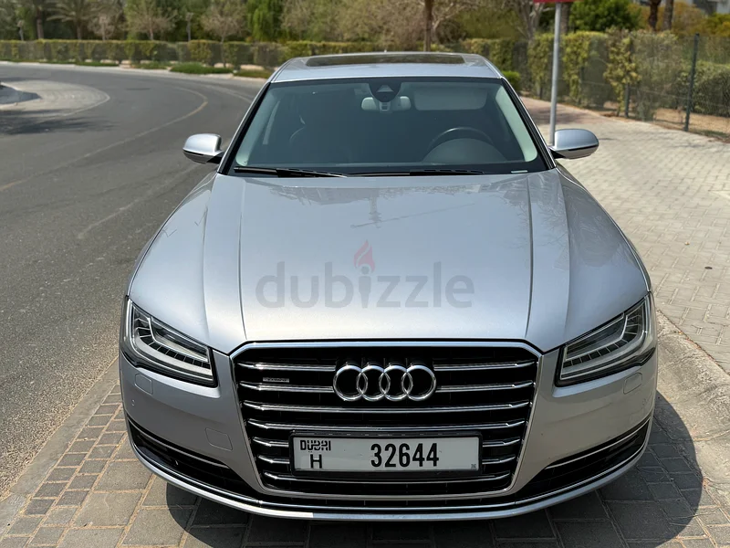 Audi A8 2016 GCC Agency Service V6 5.0 FSI Quattro Perfect Inside  Outside Two Keys63224791505281112