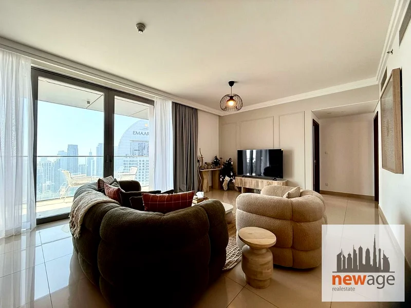 Fully Furnished 3 BR Maid | High Floor | Burj view63770623001601112