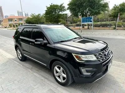 Ford Explorer 2017 XLT, Panoramic roof, GCC, 4WD,  Free of Accidents, Full Service History, Very Cle