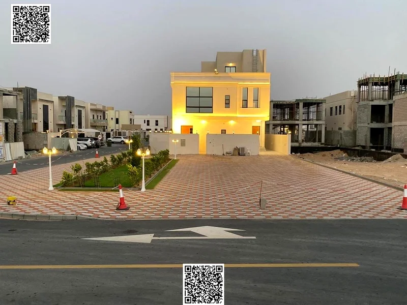 Corner villa for sale in Al Bahia - with a private pool, elegant design on two streets, price includes registration fees. A great opportunity for luxu63880835142530112