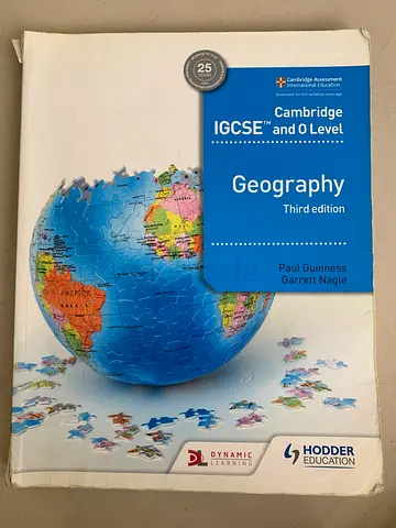 IGCSE Geography Textbook for Sale