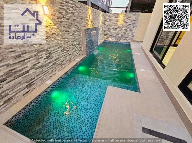 The villa of your dreams, two floors and a rooftop with a swimming pool, water, electricity, and air conditioning, at a great price, on Sheikh Mohamme63894745667458112