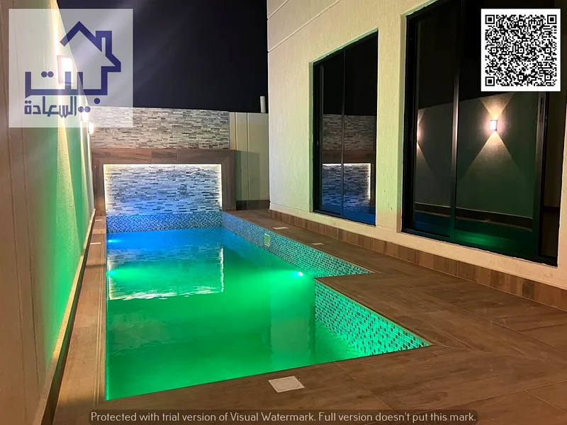 The villa of your dreams, two floors and a rooftop with a swimming pool, water, electricity, and air conditioning, at a great price, on Sheikh Mohamme63894745667458111