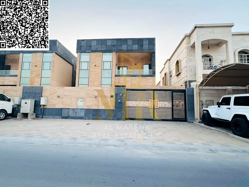 لإيجار سنوي، فيلا فاخرة في عجمان، أول مستأجر في المويحات 3، خمس غرف ماستر مع غرفة جلوس وصالتيْن مع مكيّف هواء63714636622465114