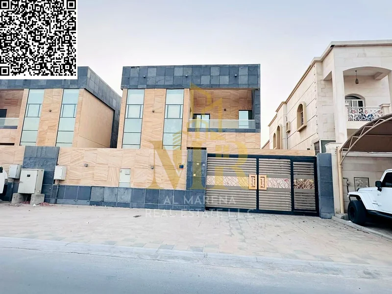 لإيجار سنوي، فيلا فاخرة في عجمان، أول مستأجر في المويحات 3، خمس غرف ماستر مع غرفة جلوس وصالتيْن مع مكيّف هواء63714636622465110