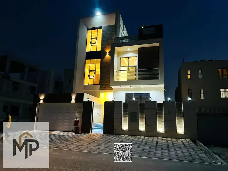 Luxury villa for sale - Al Bahia / Ajman, prime location near the market and Chinese services63880279577731111