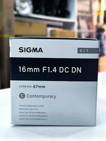 Sigma 16mm F1.4 DC DN Contemporary Lens - Sony E BRAND NEW