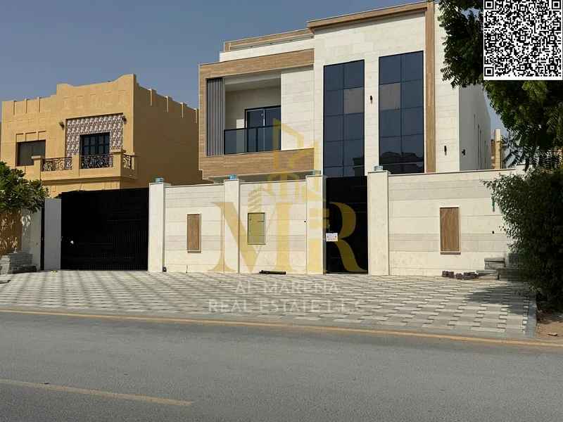 _ A wonderful opportunity _ for freehold ownership _ for sale in Ajman and freehold for all nationalities, a luxurious villa in Al Muwaihat, 1 floor,63869495795714111