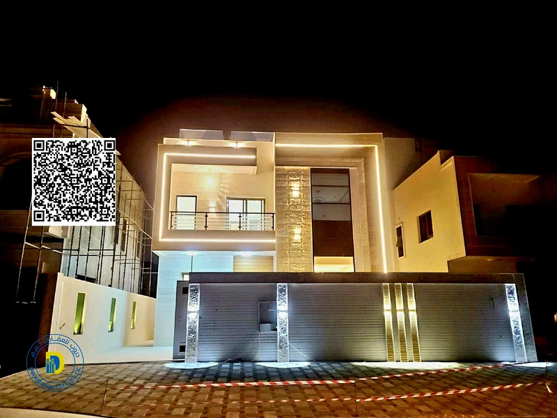للبيع، فيلا حديثة مكونة من 4 غرف مع سطح، متضمنة رسوم التسجيل، في موقع متميز في الهيليو 2، عجمان، تمويل بنكي، ملكية كاملة63895136392835110