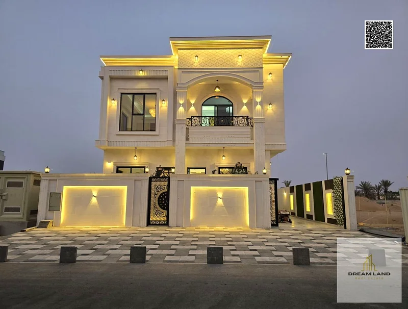 For sale, a classic 5-room villa, including registration fees, in the Al Helio 2 area, super deluxe finishing, freehold for all nationalities, bank fi63895136405634110