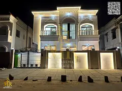 Own a luxurious two-story villa with a rooftop in the heart of Al Helio 2, Ajman, combining modern d
