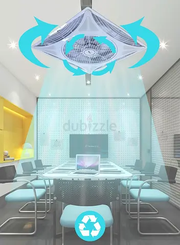 Silent Air Extractor Built-in Ceiling Ventilation Fan 60 x 6 0 cm Intelligent Remote Ventilation Fan