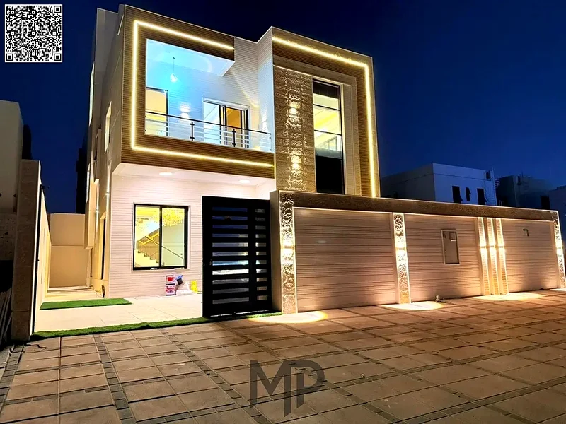 A villa at a price including registration and ownership fees on the main street, ready for occupancy in the most prestigious areas of Ajman, freehold63896286395265110