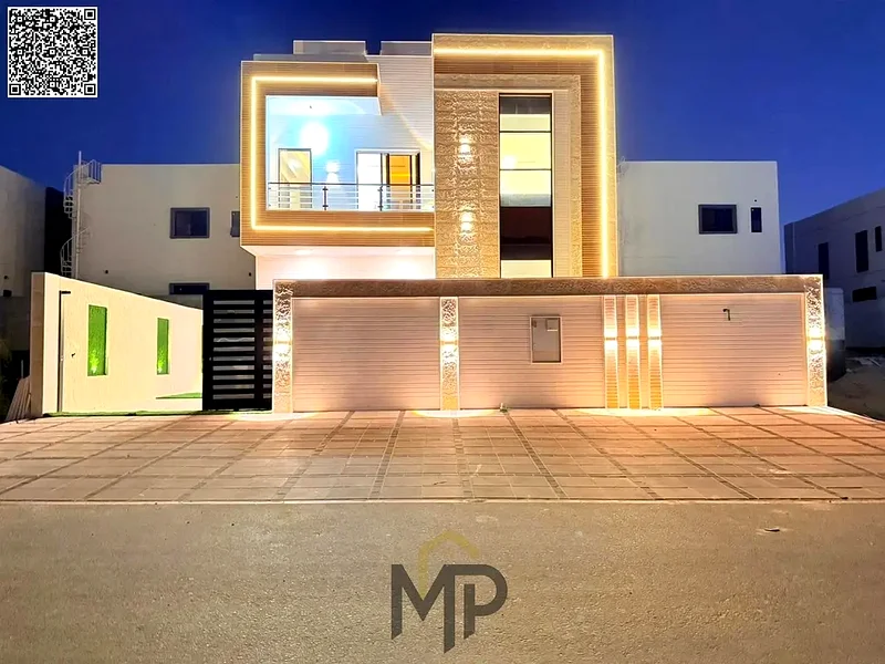 A villa at a price including registration and ownership fees on the main street, ready for occupancy in the most prestigious areas of Ajman, freehold63896286395265112