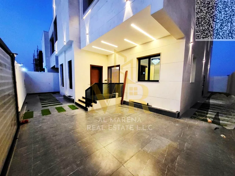 For freehold ownership for all nationalities in Ajman, a luxurious villa in Al Bahia, in front of the park and the mosque, modern, negotiable, includi63880618931585114