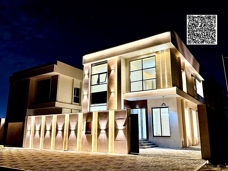 Modern villa for sale at a very good price, close to Sheikh Mohammed Bin Zayed Road. Freehold for all nationalities. Negotiable price with the possibi63891458457475110