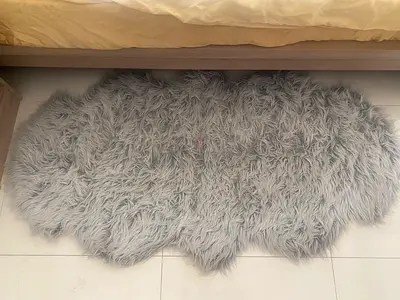 Sheepskin rug 80x50cm